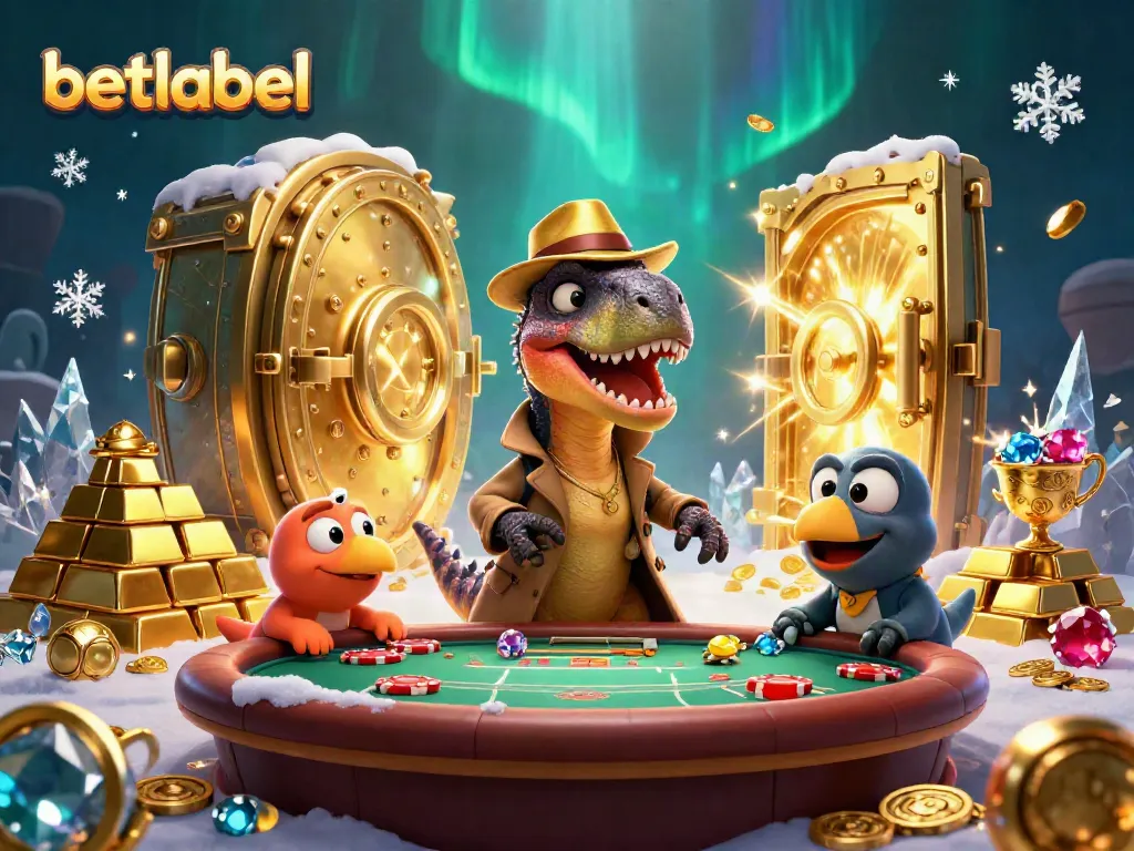 Experience thrilling gameplay at BetLabel featuring vibrant characters and casino elements in a dynamic scene.