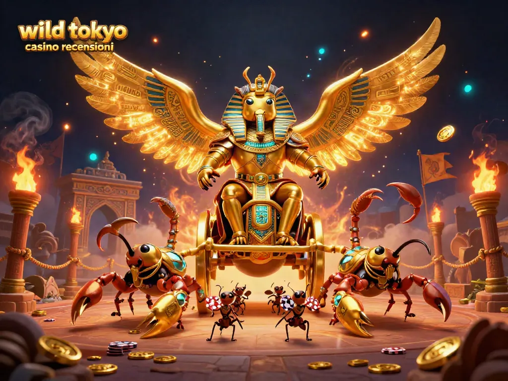 Experience the thrilling wild tokyo casino recensioni with colossal golden scarabs and vibrant game elements.
